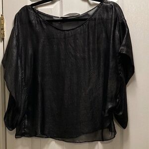 Silk Sheer Boxy Coverup Formal Over Dress of Tank NWT